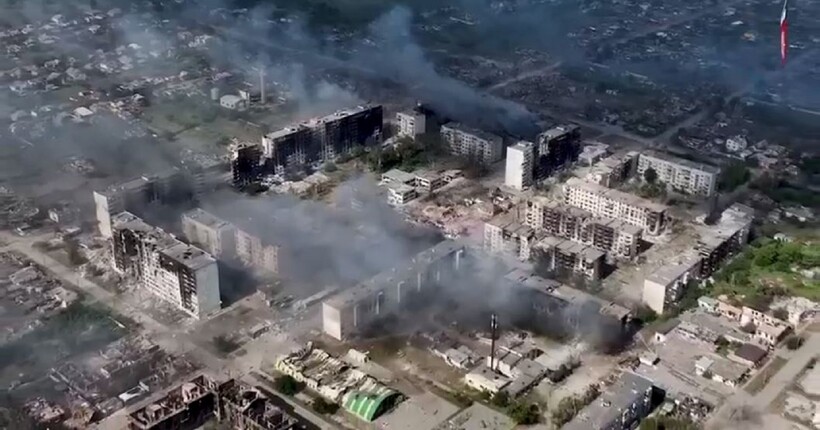 В Нацполіції показали відео зруйнованого Вовчанська з висоти пташиного польоту