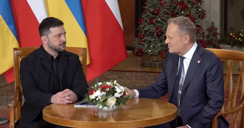 Зеленський обговорив із Туском зміцнення української бойової авіації