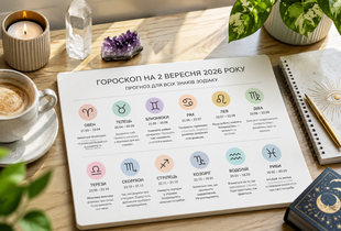 Гороскоп на 2 вересня 2026: кому вирішувати фінансові питання, а кому - проблеми у стосунках